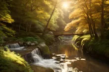 Run of river energy.